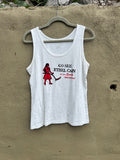 Go See Ethel Cain or the Devil Will Get You - White SJB Tank Top