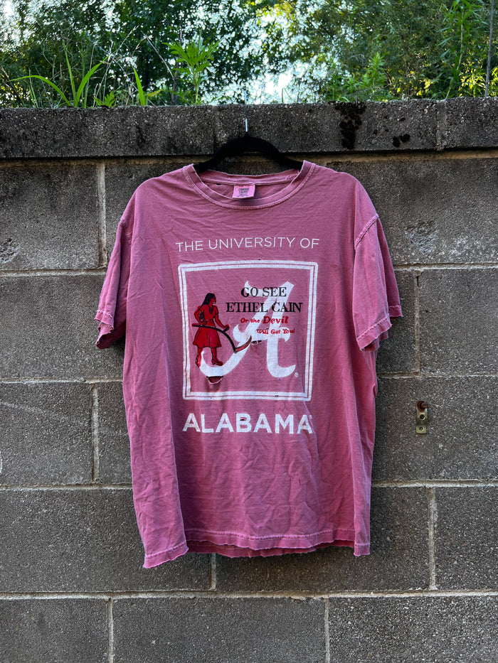 Go See Ethel Cain or the Devil Will Get You - Worn AL T-Shirt