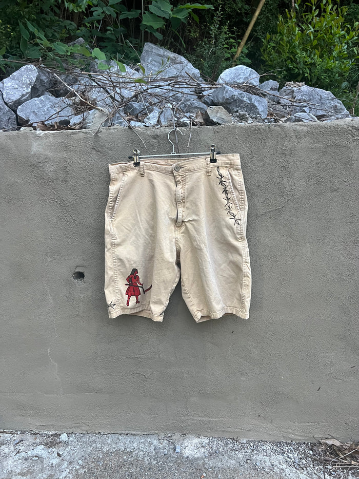 Go See Ethel Cain or the Devil Will Get You - Wrangler Cargo Shorts