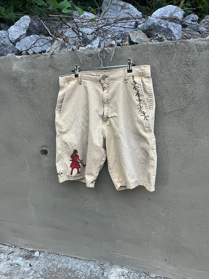 Go See Ethel Cain or the Devil Will Get You - Wrangler Cargo Shorts