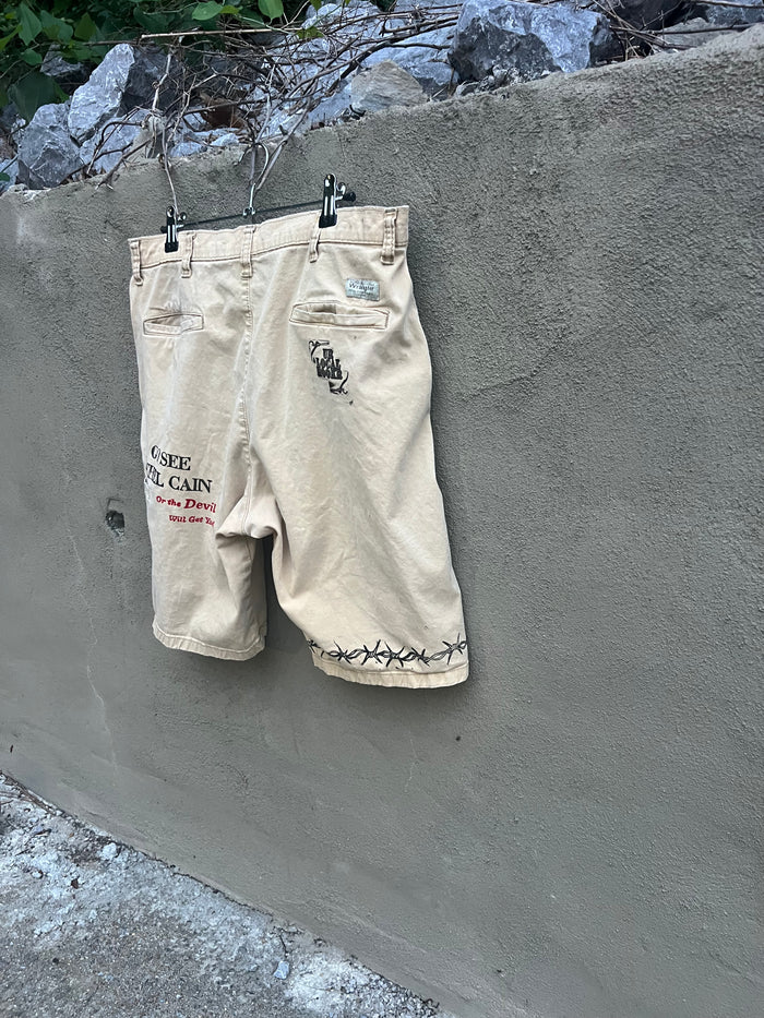 Go See Ethel Cain or the Devil Will Get You - Wrangler Cargo Shorts