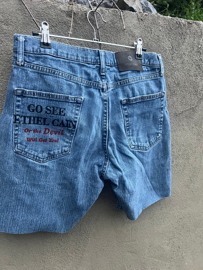 Go See Ethel Cain or the Devil Will Get You - Wrangler Jorts