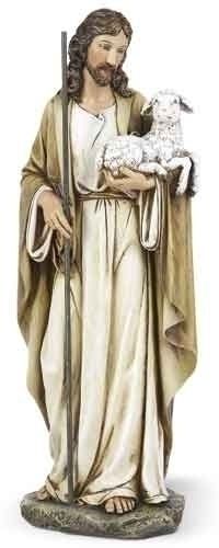 Good Shepherd statue, 10.5" tall