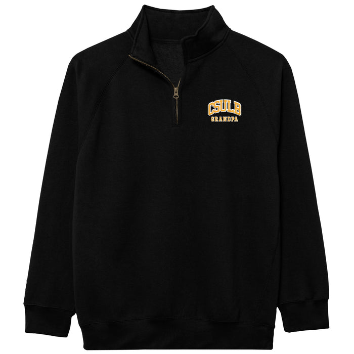 Grandpa CSULB 1/4 Zip - Black, League