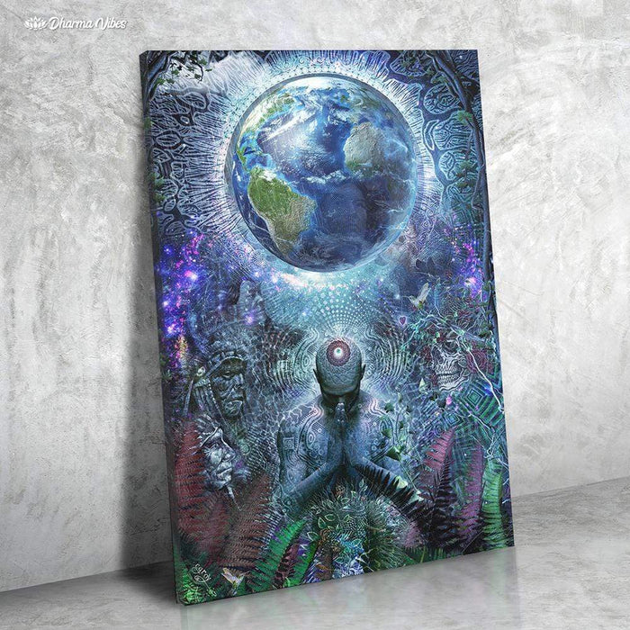 Gratitude for the Earth and Sky by Cameron Gray 1-Piece Canvas