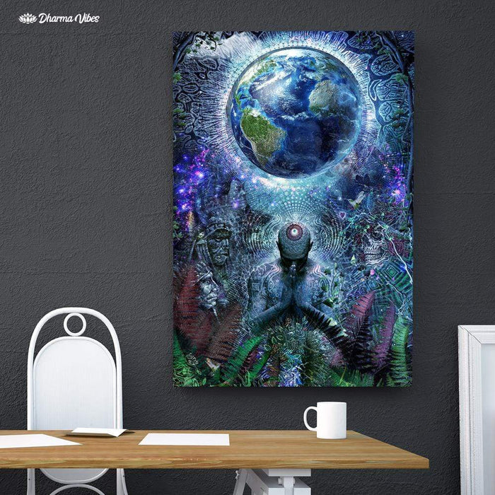 Gratitude for the Earth and Sky by Cameron Gray 1-Piece Canvas