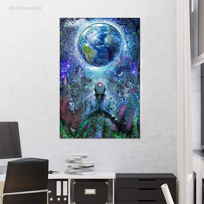 Gratitude for the Earth and Sky by Cameron Gray 1-Piece Canvas