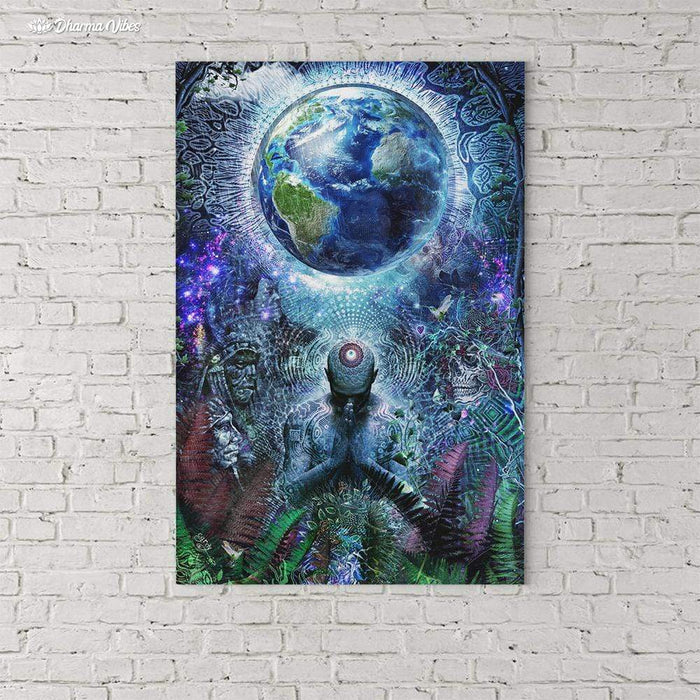 Gratitude for the Earth and Sky by Cameron Gray 1-Piece Canvas
