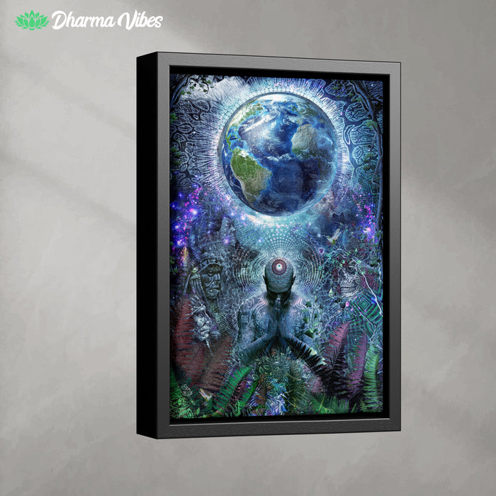 Gratitude for the Earth and Sky by Cameron Gray 1-Piece Canvas