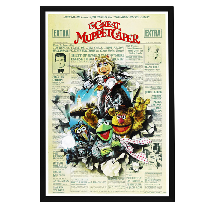 "Great Muppet Caper" (1981) Framed Movie Poster