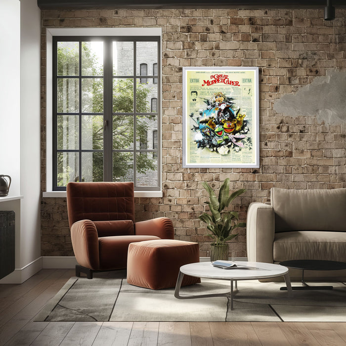 "Great Muppet Caper" (1981) Framed Movie Poster