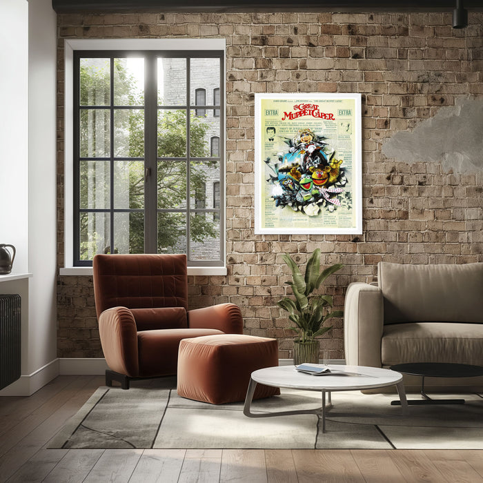 "Great Muppet Caper" (1981) Framed Movie Poster