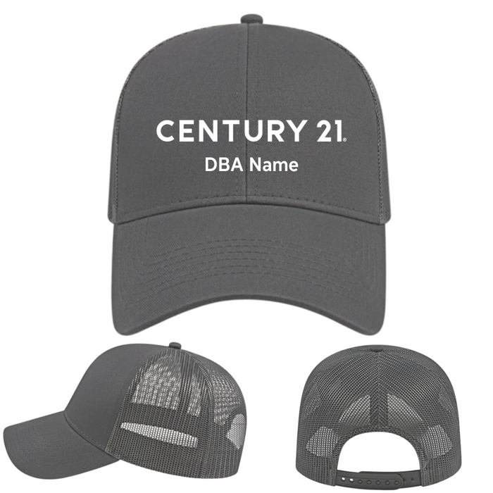 Grey Trucker Cap - Personalized