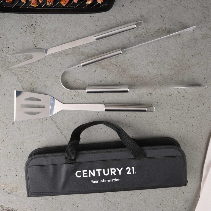 Grill Easy 3 pc Stainless Steel Set - Personalized