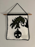 Grinch Hand Tapestry