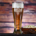 Groomsmen Engraved Pilsner Glass