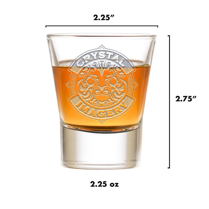 Groomsmen Shot Glass, Engraved