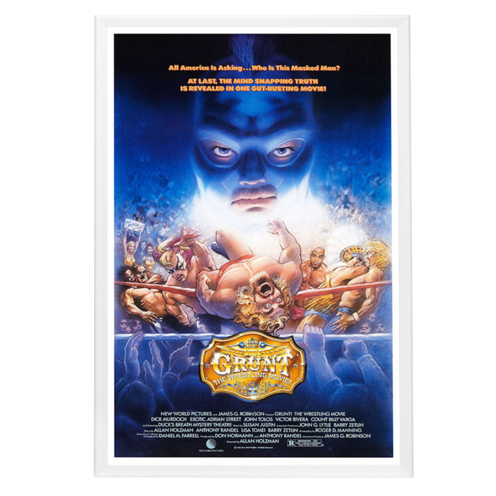 "Grunt! The Wrestling Movie" (1985) Framed Movie Poster