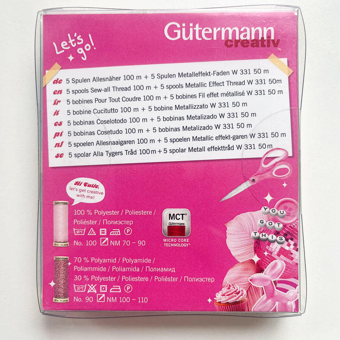 Gutermann - Cute and Pink Limited Edition Thread Packs