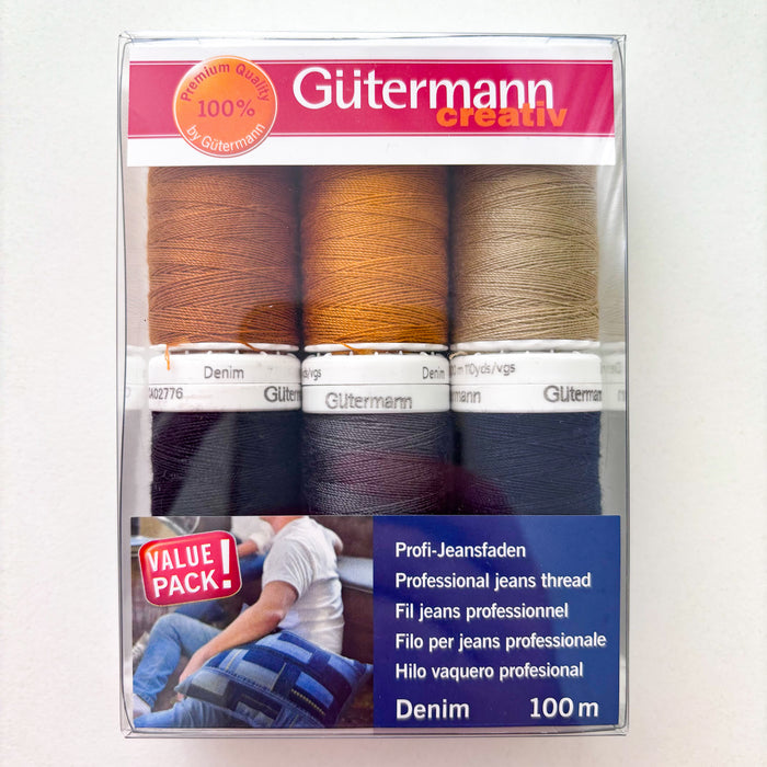 Gutermann Creativ Value Pack - Denim 6 Thread Pack