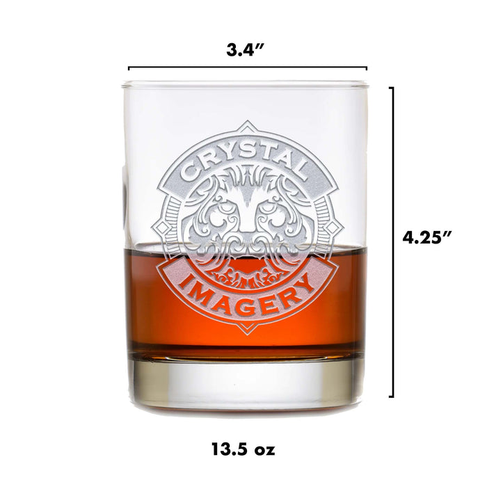 Half Full, Half Empty Whiskey, Rocks Glass