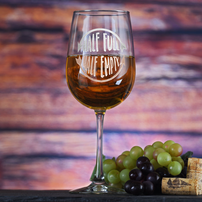 Half Full, Half Empty Wine Lovers Gift