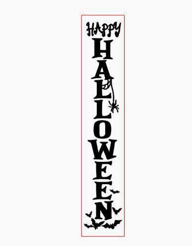 Happy Halloween 2 Porch Leaner