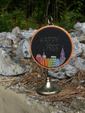 Happy Pride Cityscape - Hand Embroidery
