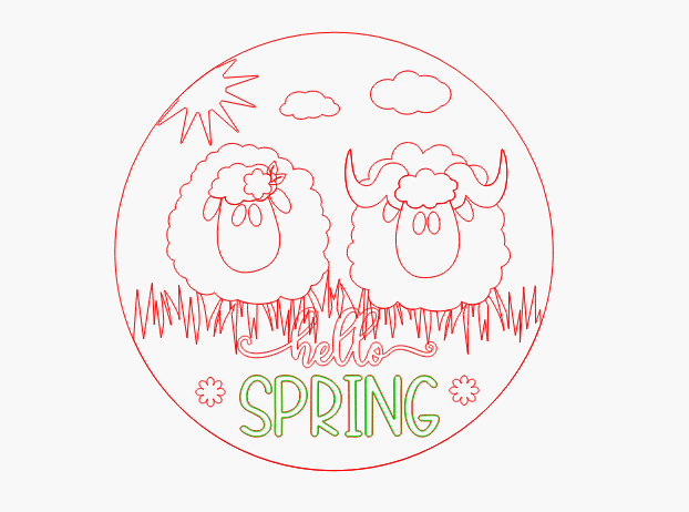 Hello Spring Sheep