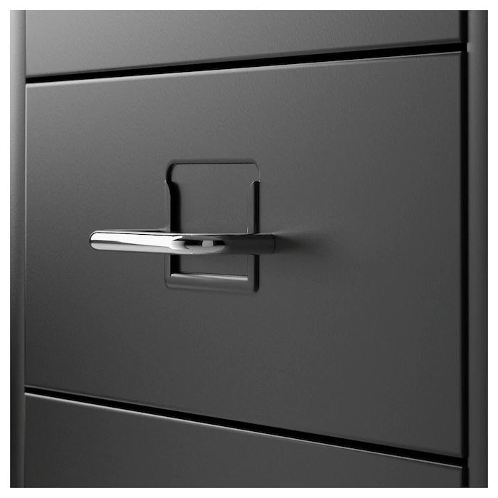 HELMER Drawer unit on castors, Black, 28x69cm