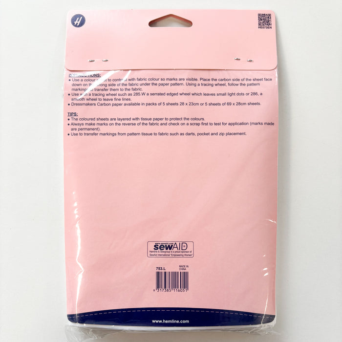 Hemline - Dressmakers Carbon Paper