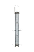 HB Grand Sterling metal hanging peanut feeder with wire cage for garden birds