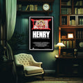 "Henry: Portrait of a Serial Killer" (1988) Framed Movie Poster