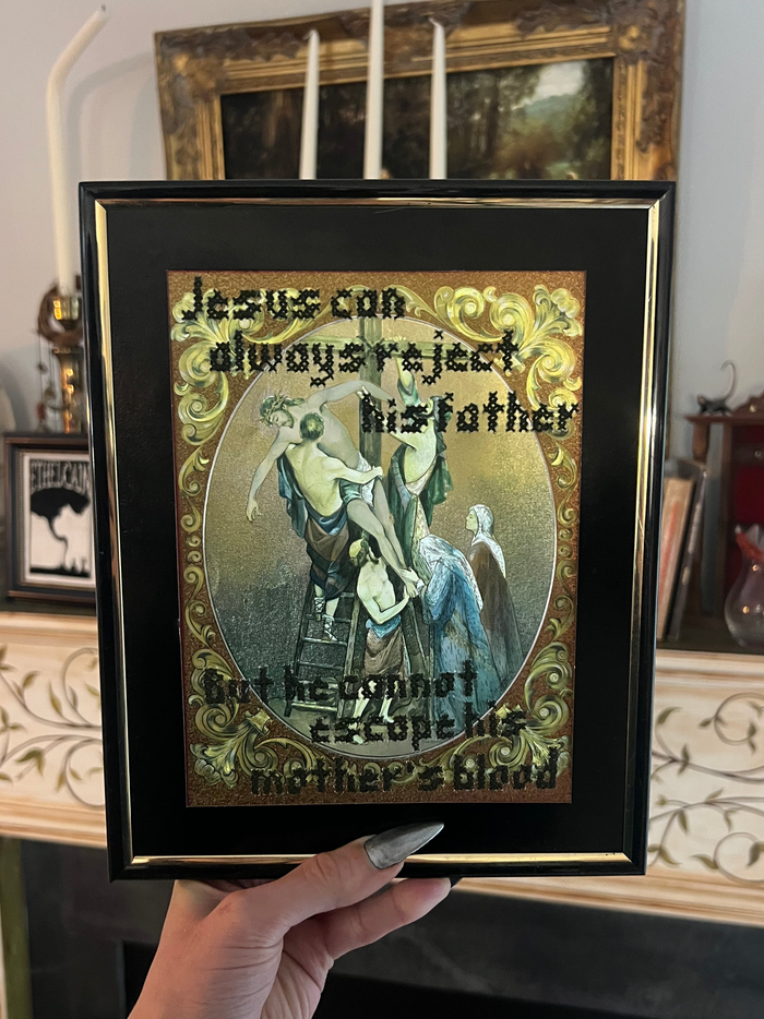 His Mother’s Blood - Embroidery