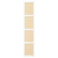HOGADAL Door, White/woven bamboo, 40x192cm