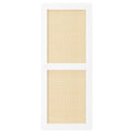 HOGADAL Door, white/woven bamboo, 40x97cm