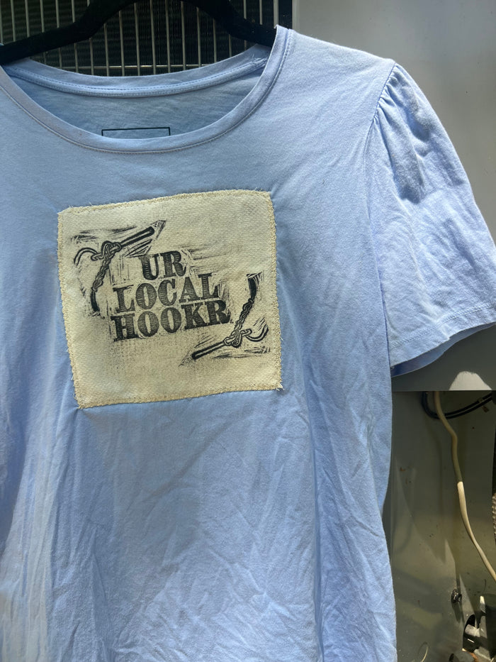 hookr merch - cornflower tshirt