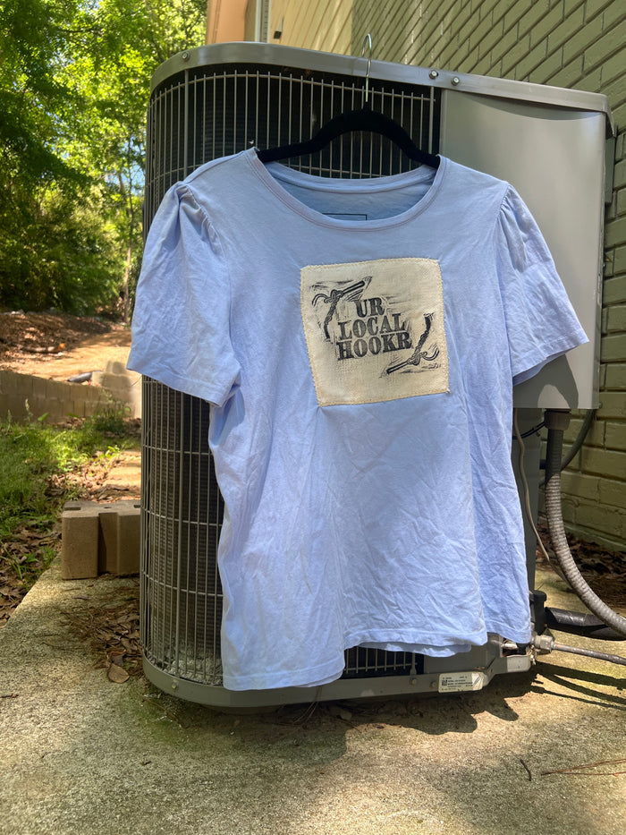 hookr merch - cornflower tshirt
