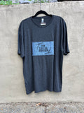 hookr merch - dark grey + denim tshirt