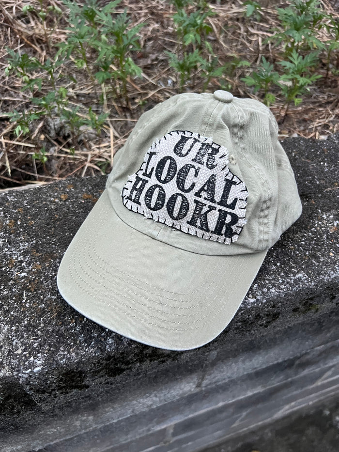 hookr merch - green hat