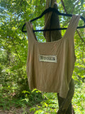 hookr merch - tan tank top