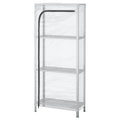 HYLLIS Shelving unit with transparent cover, 60x27x140cm