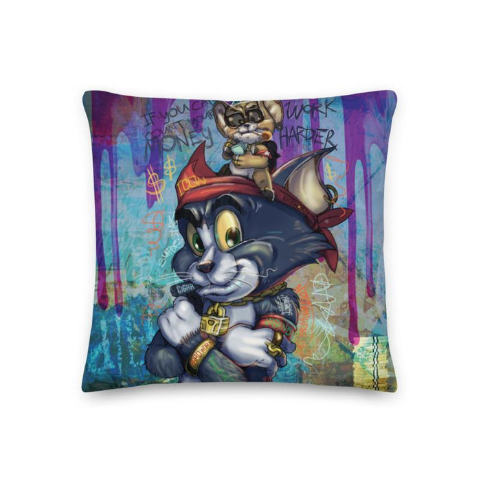 IF YOU CAN COUNT YOUR MONEY, WORK HARDER PREMIUM PILLOW - REBHORN DESIGN