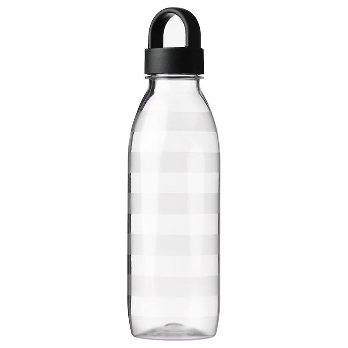 IKEA 365+ Water bottle, Striped/dark grey, 0.7l