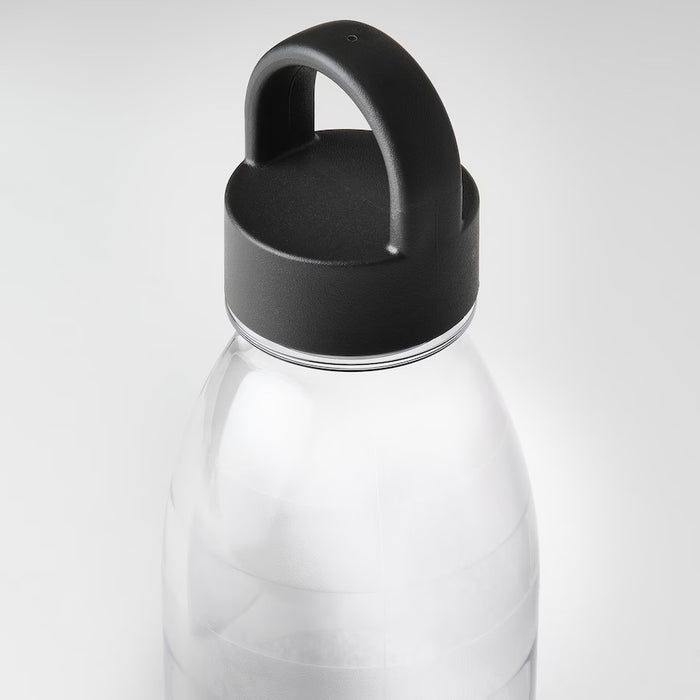 IKEA 365+ Water bottle, Striped/dark grey, 0.7l