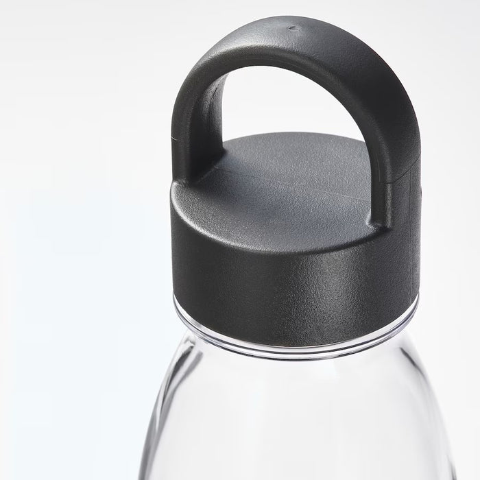 IKEA 365+ Water bottle, Striped/dark grey, 0.7l