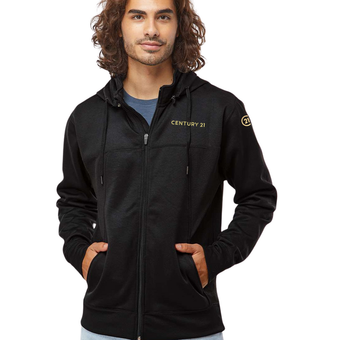 Independent Trading Co.  Poly-Tech Full-Zip Hoodie