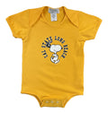 Infant CSULB Running Snoopy Romper - Gold, Third Street
