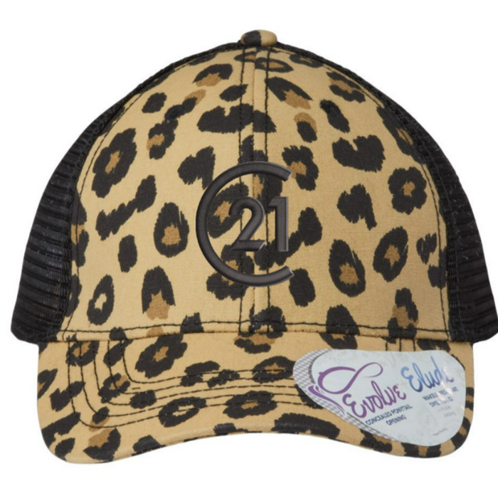 Infinity Her - Animal Print Cap - Close Out