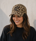 Infinity Her Animal Print Cap – Leopard with Black C21 3D Embroidery - NEW